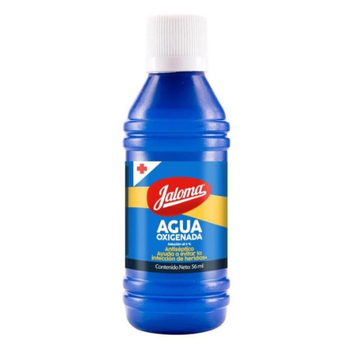Agua Oxigenada Jaloma, 56 ml. (2 PACK)